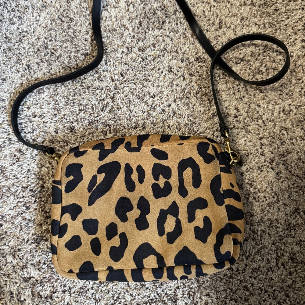 Clare V. Midi Sac Animal Print